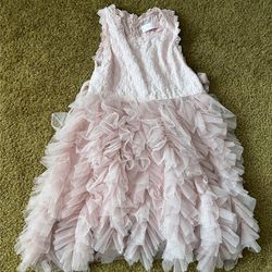 Pink Flower Girl/fancy Dress - Size 4