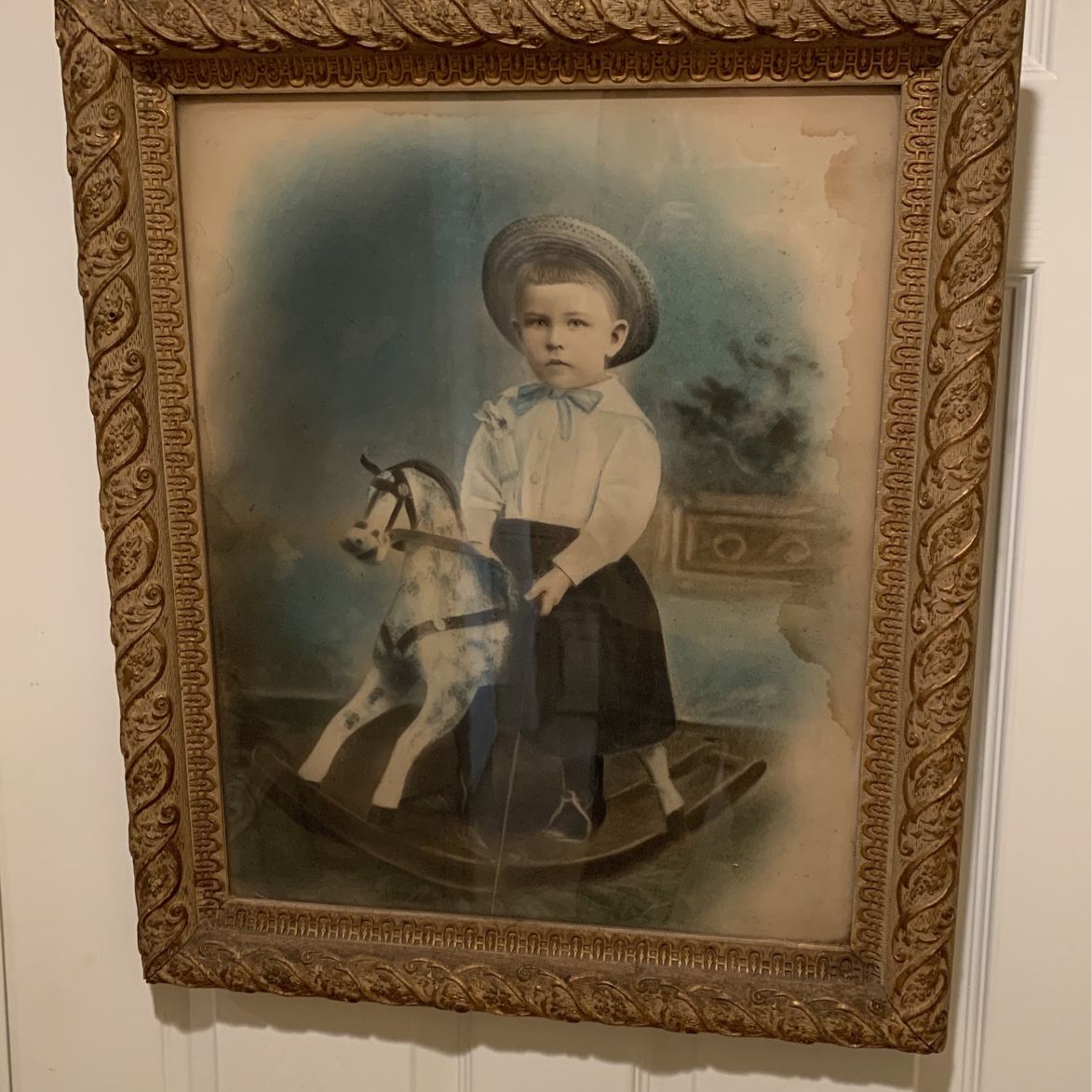 Vintage Framed Photo Of Child