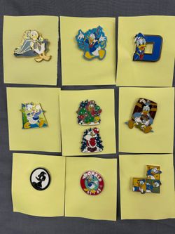 Disney Donald Duck Enamel Pin Lot 10 Trading Pins Mixed Designs Christmas Pirate