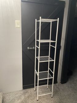 White Shelving Unit