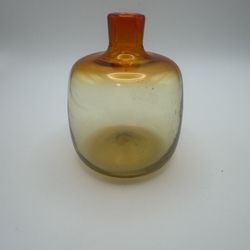 Vintage Blenko #6424 MCM Tangerine Vase, Joel Myers