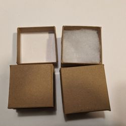 Small Cotton-filled Ring Boxes