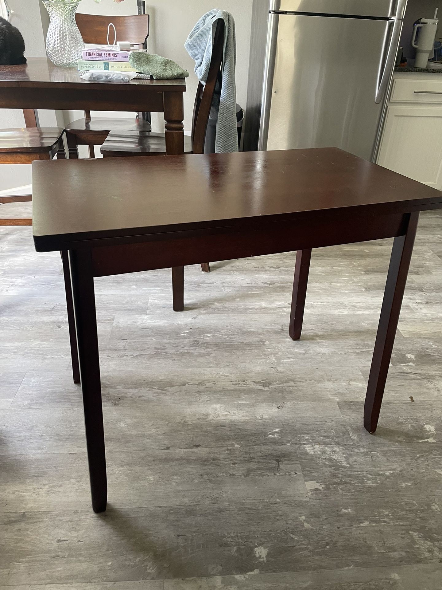 Extendable Table With Hidden Compartment