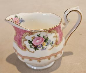 Lady Carlyle by Royal Albert antique original Cream Pitcher  3.25"