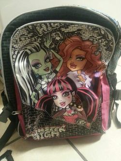 Monster high backpack