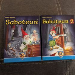 Saboteur 1 & 2 Card Game