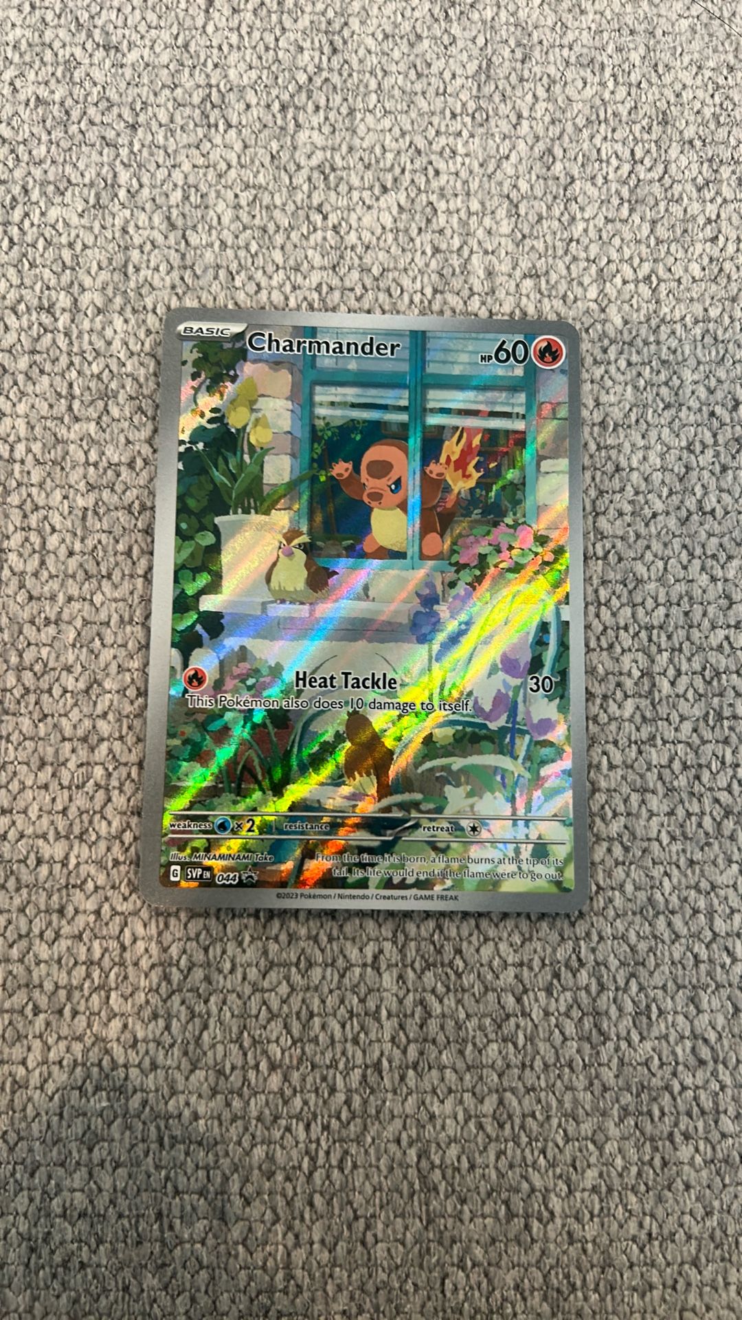Charmander Full Art Pokemon Mint Condition Card