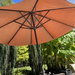 Front gate Umbrella Stand/table With Umbrella Included