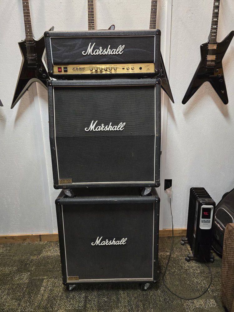 Marshall JCM 800 Kerry King with JCM Lead upper and lower Cabinets 