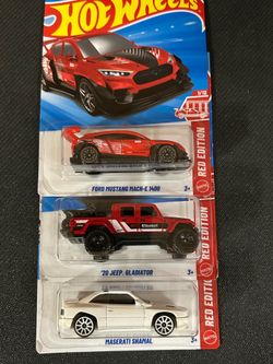 Hot wheels red edition lot