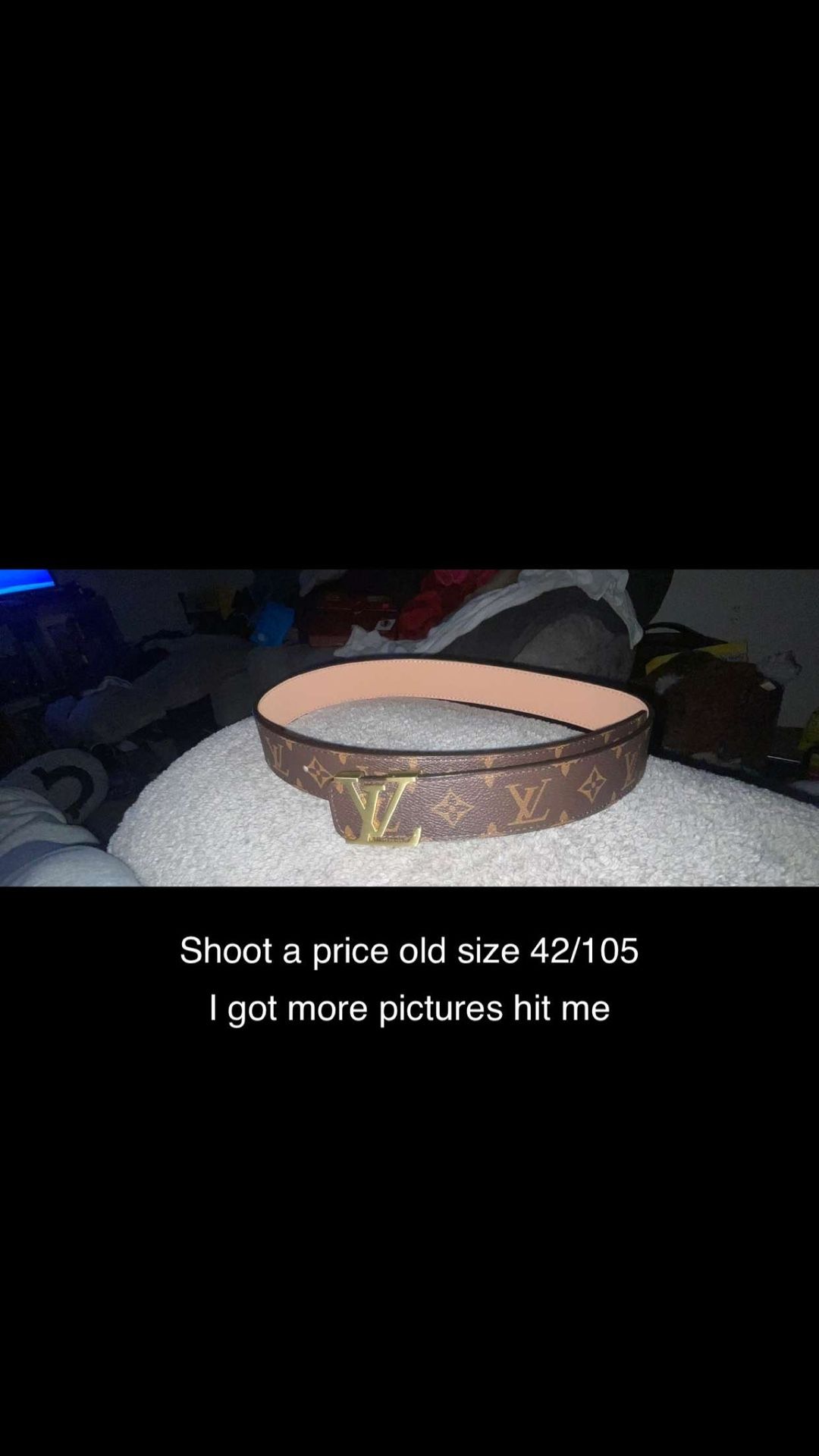 Loui V Belt Found In Old Storage Send A Offer