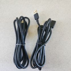 USB A 3.0 Extension Cords 6ft - 2 Pack
