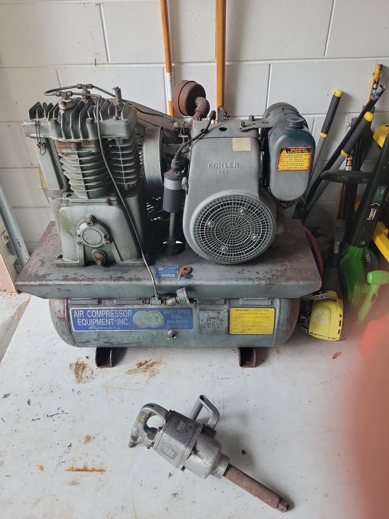 Air Compressor And 1 Inch Air Gun