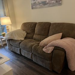 Brown Recliner 