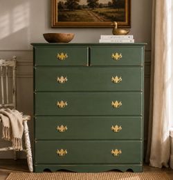 Awesome shabby distressed solid wood dresser