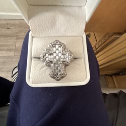 Moissanite ring