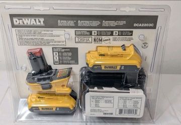 DEWALT DCA2203C 20V MAX Li-Ion 2Ah Battery Adapter Kit w/ DCB112 Charger