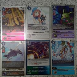 Digimon Rare Holo Lot Of 6 Mint 