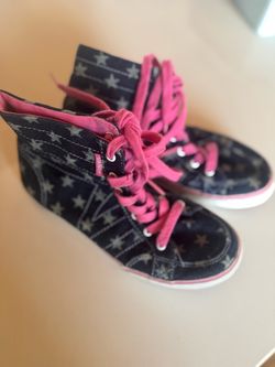 Vans High-Top Sneakers Star Print size youth 2.5