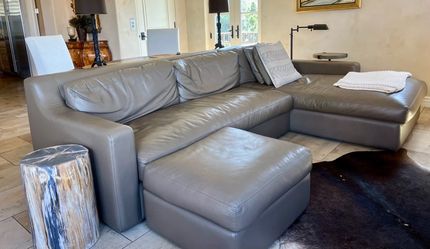 Italian Leather Couch