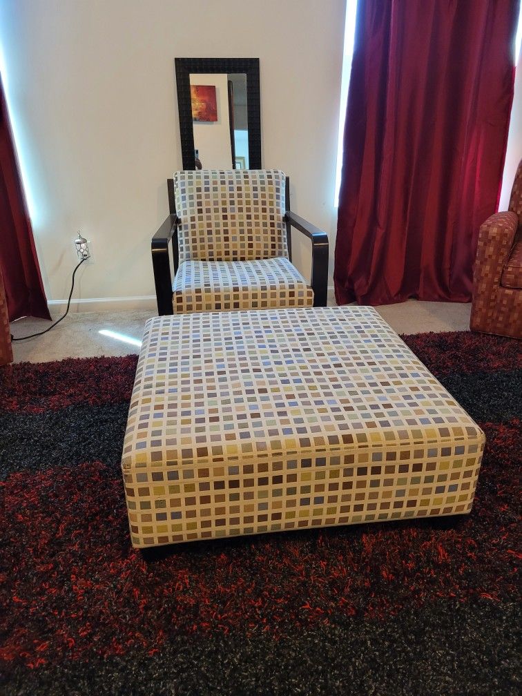 Comfy Chair & Ottoman
