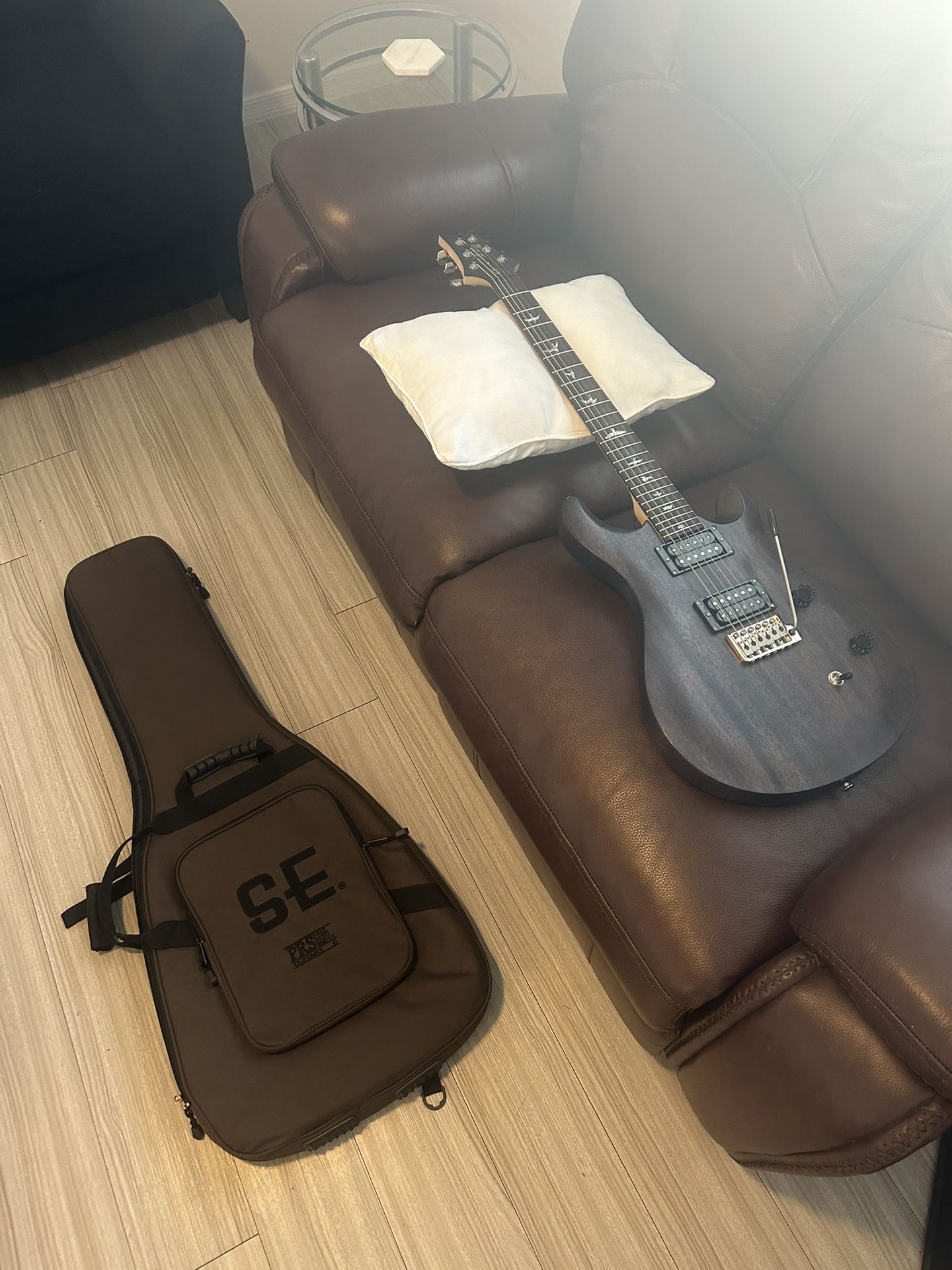 PRS SE CE24 Standard Satin Charcoal Solid Body Electric Guitar with PRS Locking Tuners