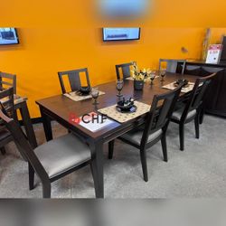 Dining Table Set With 6 Chairs // Different Models Available 