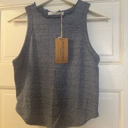 Project Social T, NEW, Never Worn, Blue Crop Top