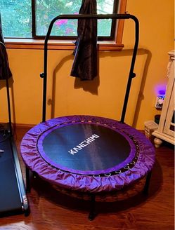 Mini Rebounder Trampoline With Handlebar