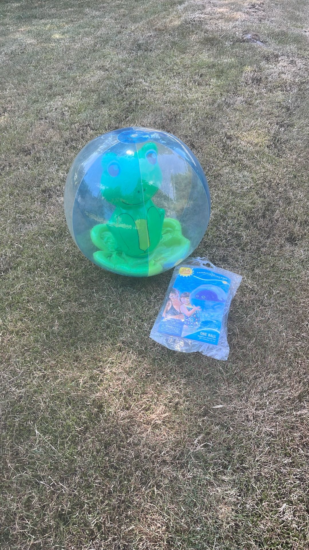 Pool Toy Beach Balls Turtle And Whale - $2 Each