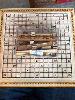 Wooden Alchemy Handcrafted 4-Player Scrabble Set – Rob Jones