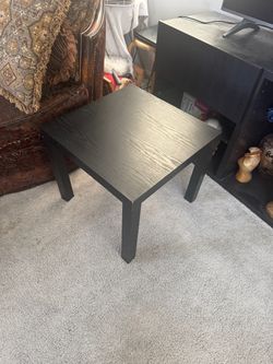 Ikea Black Side Table for ($9)