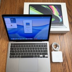 MacBook Pro 2020 M1/8GB RAM/256GB SSD/Low battery cycle/Fully Functional