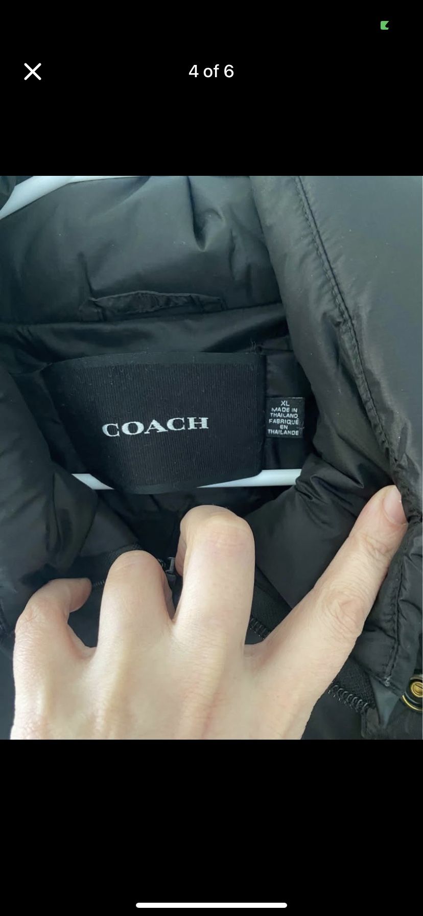 Designer men’s xl puffer jacket