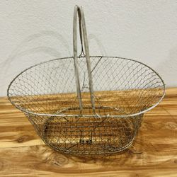 Vintage Copper Wire Fruit basket 