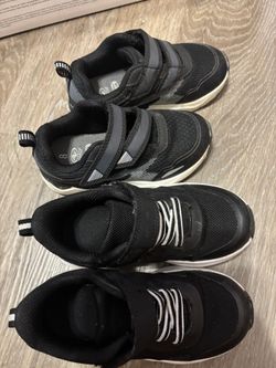 Two Pairs Of Boys Shoes 