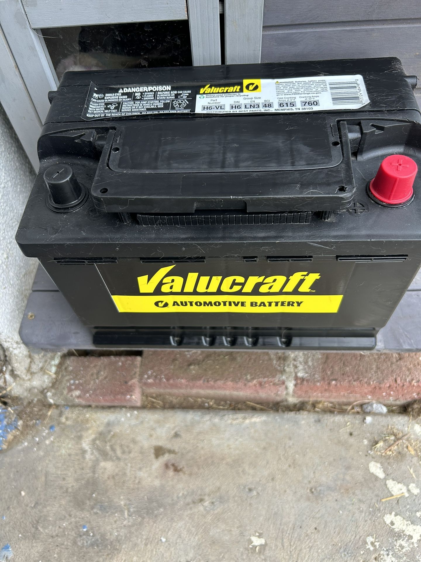 H6-VL Valucraft Car Battery