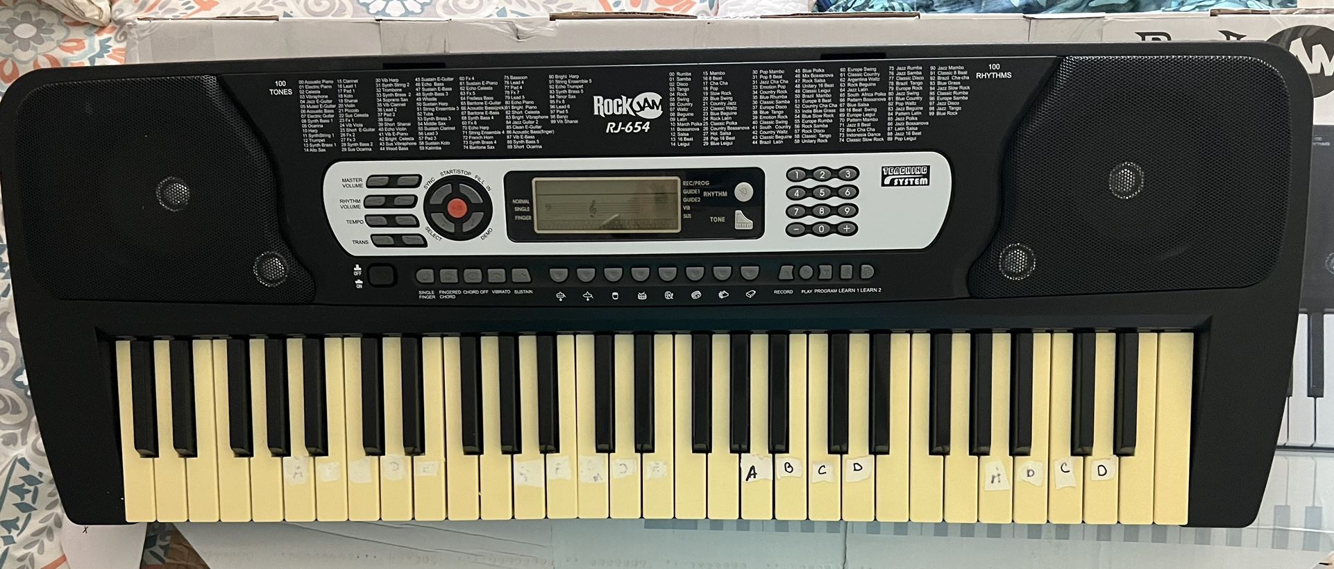 Rockjam RJ-654 keyboard 