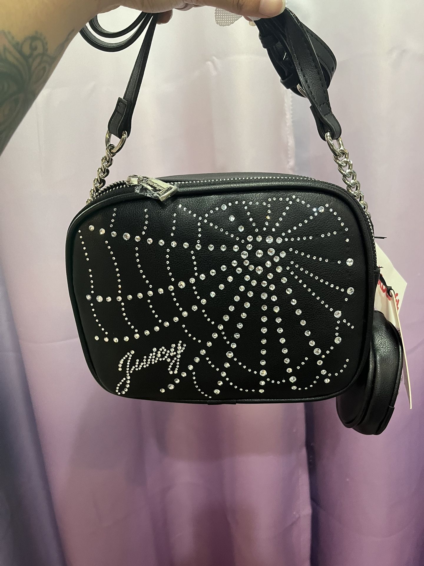 Juicy Couture Rhinestone Spiderweb Bag