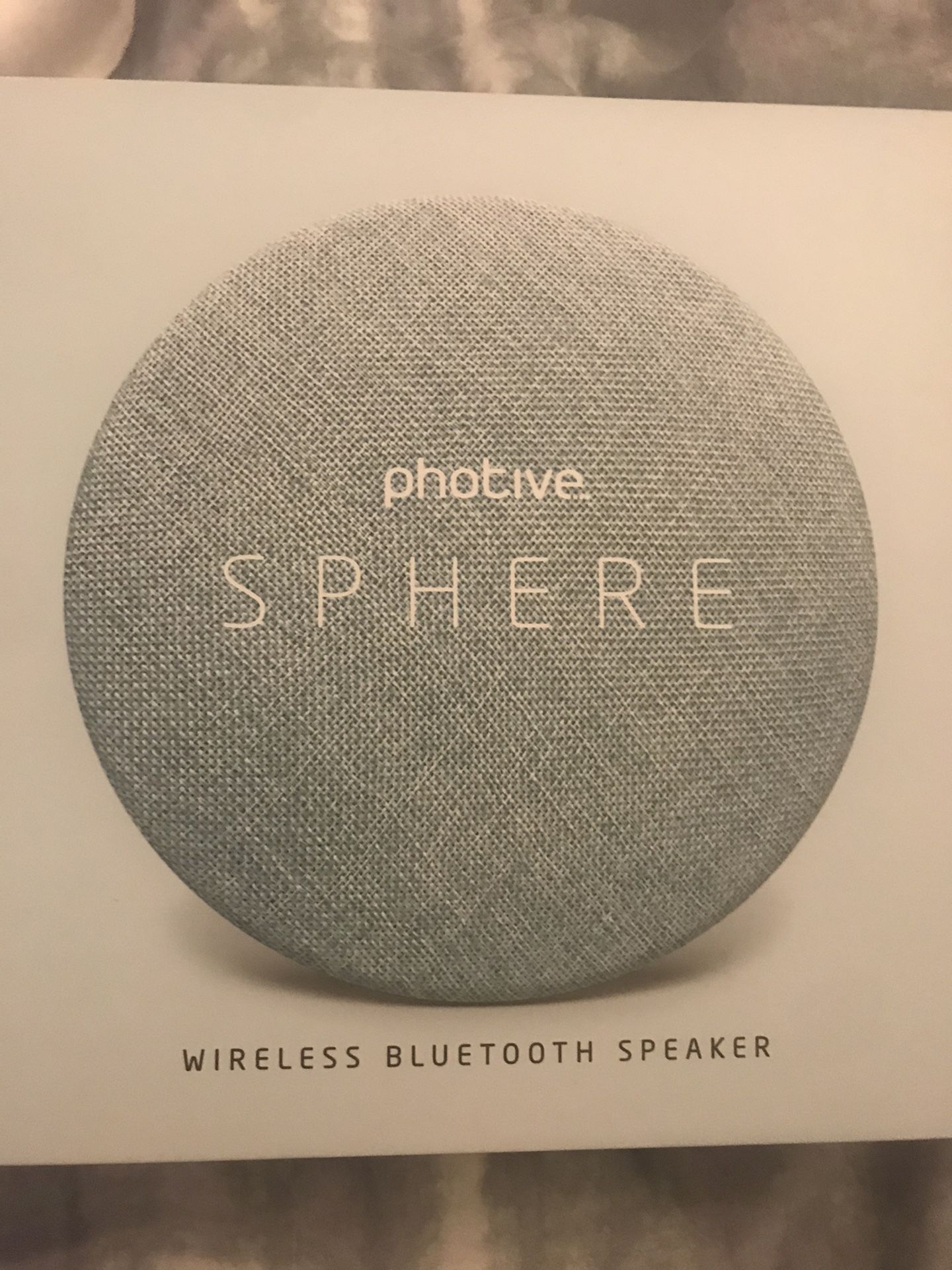 New in Box! photive sphere wireless Bluetooth speaker
