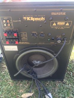 Klipsch Vintage SW-10 II Subwoofer (Very Rare)