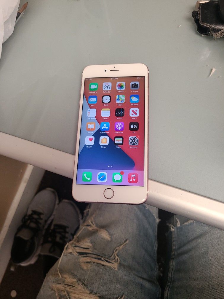 iphone 6 s plus. work with Tmobile; simple mobile; ultra; metro ; lycamobile and Go smart