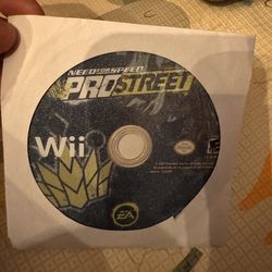 Need for speed Wii game