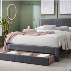 NEW QUEEN BEDFRAME WITH MATTRESS INCLUDED 