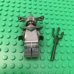 Lego Atlantis Hammerhead Warrior Minifigure with Trident #7984