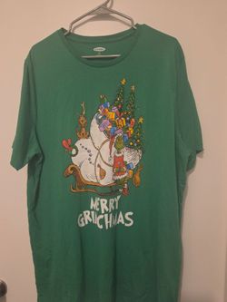 Merry Grinchmas shirt (tall)