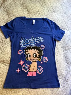 LA Dodgers Betty Boop Graphic T-Shirt