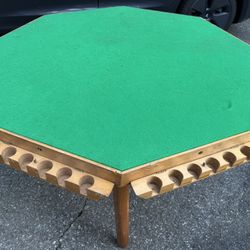 Folding Game Poker Card Table 