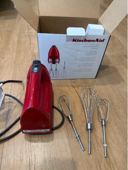 KitchenAid 7-Speed Hand Mixer (Empire Red)