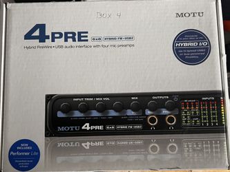 Motu Hybrid I/O